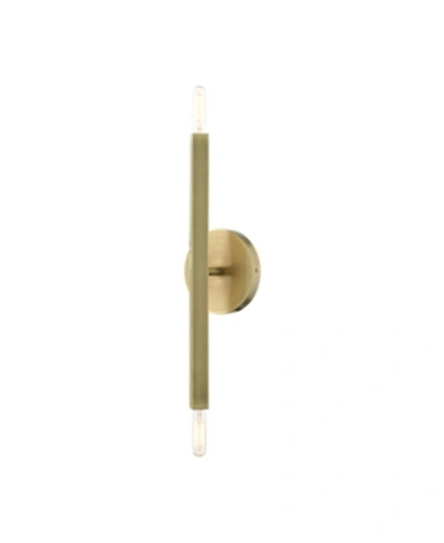 Livex Monaco 2 Lights Sconce In Gold-tone