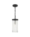 Livex Elizabeth 1 Light Mini Pendant In Black