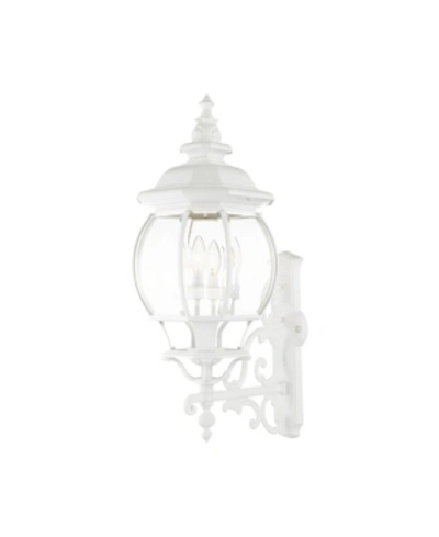 Livex Frontenac 4 Lights Outdoor Wall Lantern In White