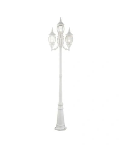 Livex Frontenac 4 Lights Outdoor Post Light In White