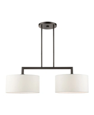 LIVEX MERIDIAN 2 LIGHTS LINEAR CHANDELIER