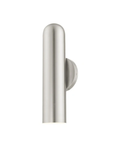 Livex Ardmore 1 Light Single Sconce In Silver-tone