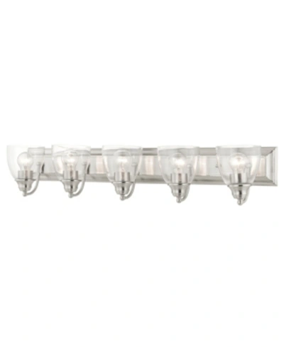 Livex Birmingham 5 Lights Vanity Sconce In Brushed Nickel