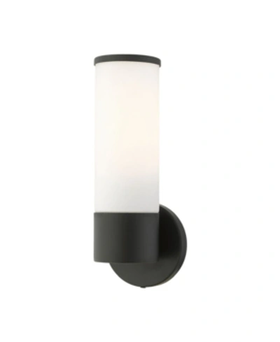 Livex Lindale 1 Light Single Sconce In Black