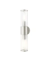 Livex Bancroft 2 Lights Vanity Sconce In Silver-tone
