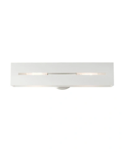 Livex Soma 2 Lights Vanity Sconce In White