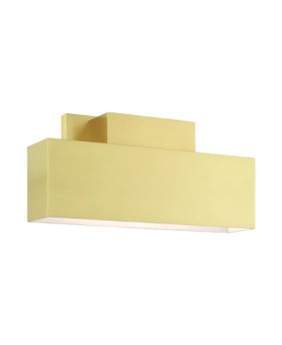 Livex Lynx 2 Lights Outdoor Wall Sconce In Gold-tone