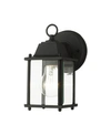 Livex Hamilton 1 Light Outdoor Wall Lantern In Black