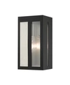 Livex Lafayette 1 Light Outdoor Wall Lantern In Black