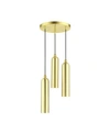 Livex Ardmore 3 Lights Pendant In Gold-tone