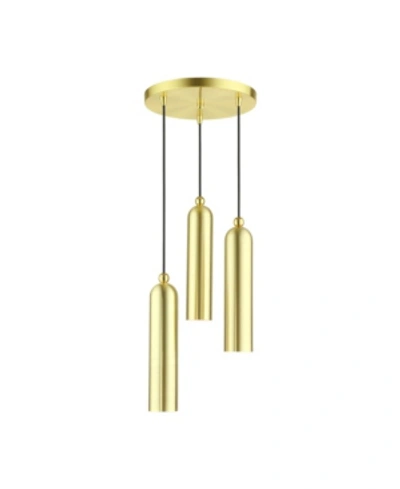 Livex Ardmore 3 Lights Pendant In Gold-tone