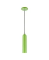Livex Ardmore 1 Light Pendant In Shiny Apple Green