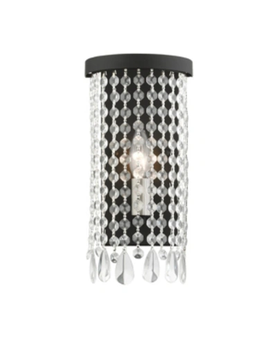 Livex Elizabeth 1 Light Sconce In Black