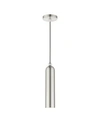 Livex Ardmore 1 Light Pendant In Silver-tone
