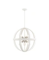 Livex Stoneridge 6 Lights Pendant Chandelier In White