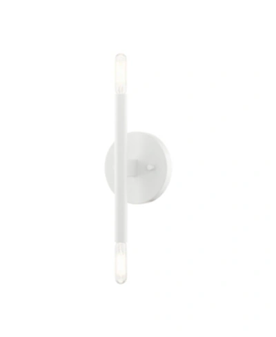 Livex Copenhagen 2 Lights Sconce In White