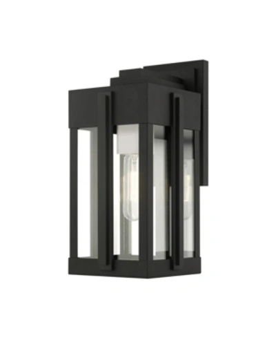 Livex Lexington 1 Light Outdoor Wall Lantern In Black