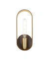 Livex Ravena 1 Light Single Sconce In Dark Brown