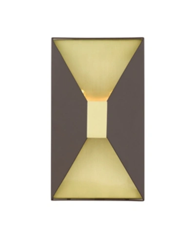 Livex Lexford 2 Lights Sconce In Dark Brown