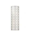 Livex Calinda 2 Lights Sconce In Silver-tone