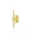 Livex Copenhagen 2 Lights Sconce In Brass