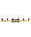 Livex Beckett 6 Lights Vanity Sconce In Gold-tone