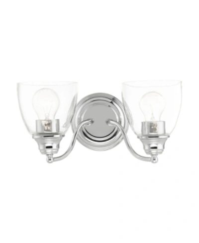 Livex Montgomery 2 Lights Vanity Sconce In Chrome