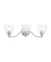 Livex Montgomery 3 Lights Vanity Sconce In Chrome