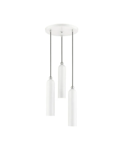 Livex Ardmore 3 Lights Pendant In White