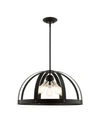 Livex Stoneridge 5 Lights Pendant Chandelier In Black
