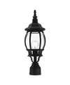 Livex Frontenac 1 Light Outdoor Post Top Lantern In Black
