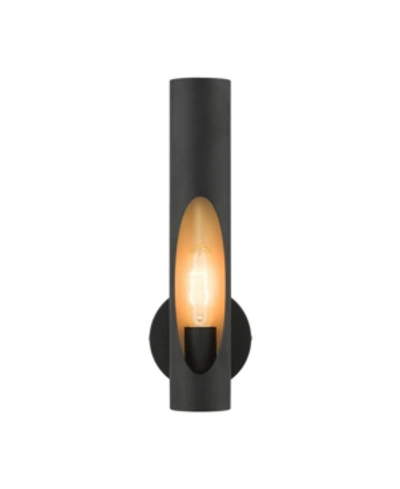 Livex Novato 1 Light Single Sconce In Black