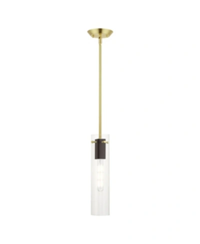 Livex Beckett 1 Light Pendant In Gold-tone