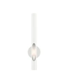 Livex Acra 1 Light Single Sconce In White