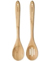 Cuisinart Greengourmet Bamboo Serving Spoons, Set Of 2 In Wood