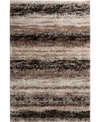 Portland Textiles Urban Exposure Mount Vernon Black 7'10" X 9'10" Area Rug In Black