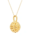 Brook & York Parker Knot 14k Gold Pendant In Gold