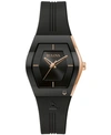 Bulova Women's Latin Grammy Black Silicone Strap Watch 30.5mm In Black