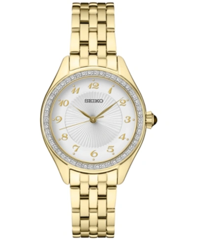 Seiko Women's Gold-tone Bracelet Watch 29mm In Silver