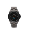 ITOUCH CONNECTED MEN'S HYBRID SMARTWATCH FITNESS TRACKER: GRAY CASE WITH GRAY ACRYLIC STRAP 42MM