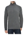 X-ray Ribbed Turtleneck Sweater In Charcoal
