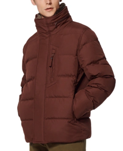 Marc New York Men's Horizon Down Puffer Jacket In Oxblood