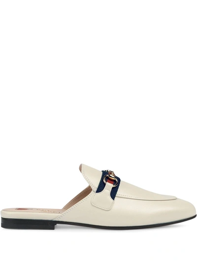 Gucci Flat Shoes In Bianco