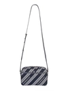 GIVENCHY BOND BLUE COTTON SHOULDER BAG,761357AC-E77F-3320-44A7-A8F8D071349C