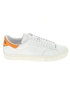 Heron Preston Logo Vulcanized Low Top Leather Sneakers In White