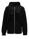 MASTERMIND JAPAN ZIPPED SWEATSHIRT HOODIE, BLACK,B46E0199-0081-D9FC-48F2-84E8B37F6035