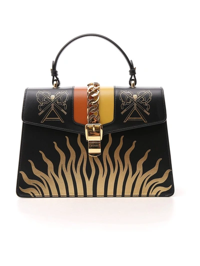 Gucci Sylvie Top Handle Bag In Multi