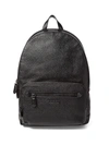 POLO RALPH LAUREN MEN'S WEB STRAP PEBBLED LEATHER BACKPACK,0400012797096