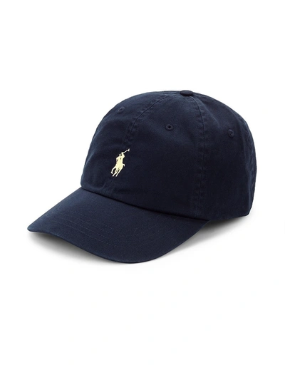 Polo Ralph Lauren Signature Pony Hat In Relay Blue