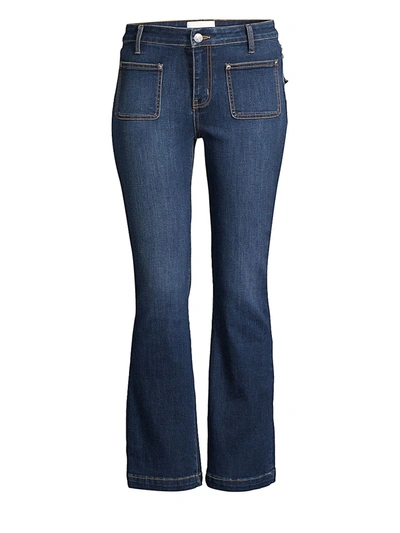 Current Elliott Women's The Cropped Bootcut Jeans In Riptide